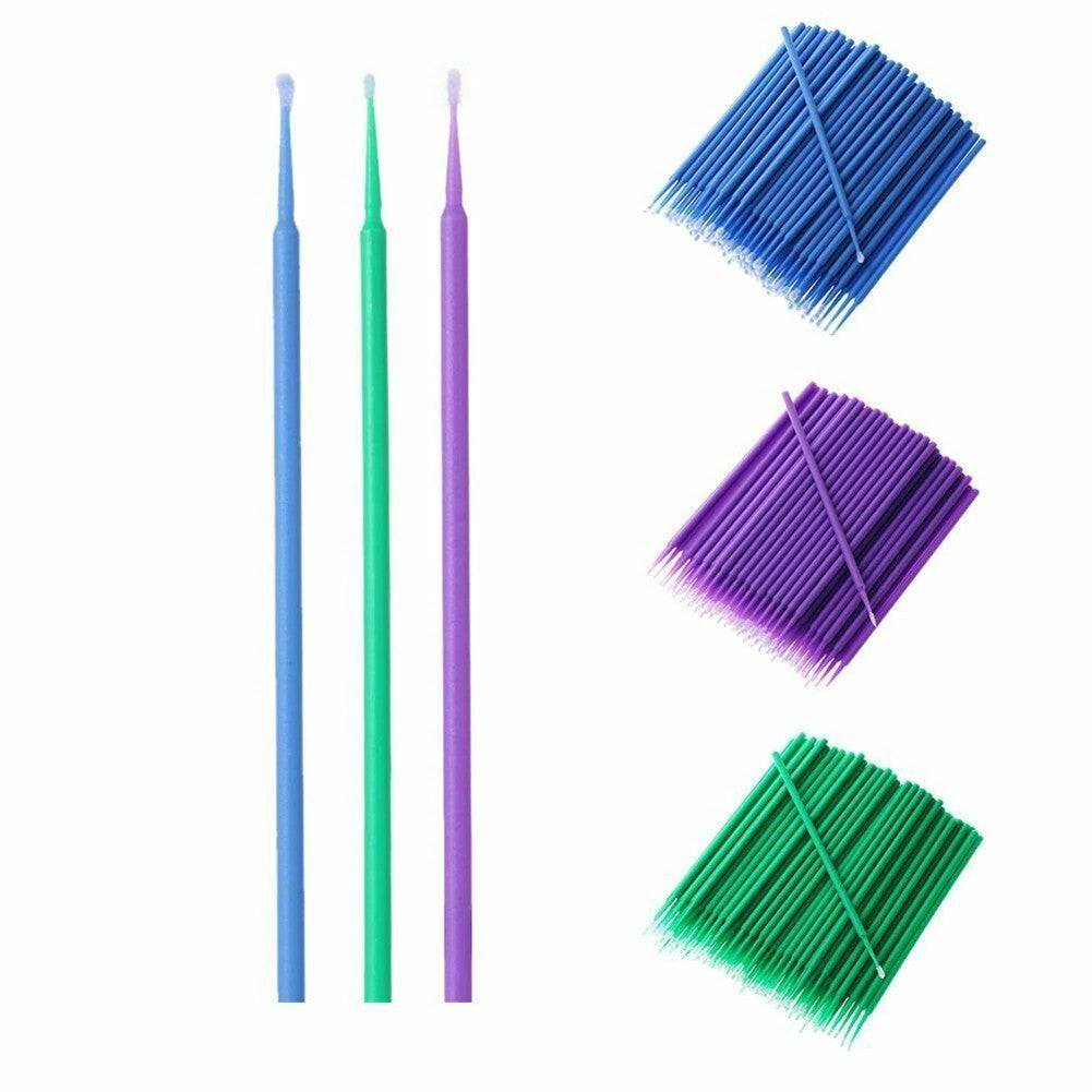 Car Paint Touch-Up and Cleaning Applicator Brushes — 100 Pack