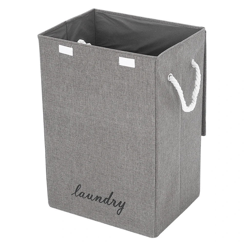72L Folding Laundry Basket with Lid and Storage Bag