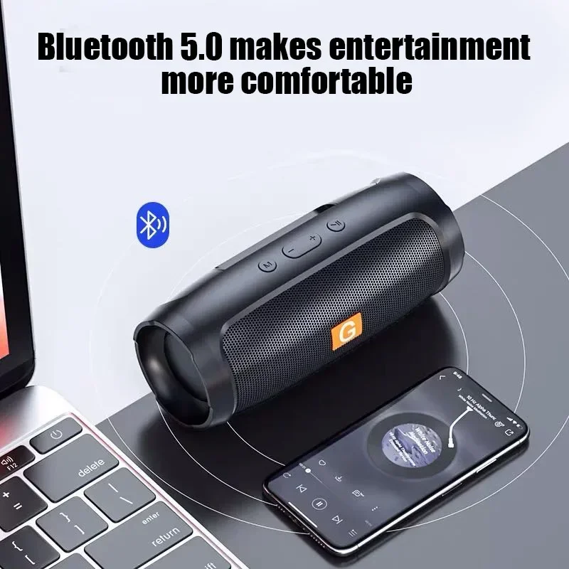 G-Tek/Chuban Portable High-Bass Bluetooth Speaker with USB, FM and AUX