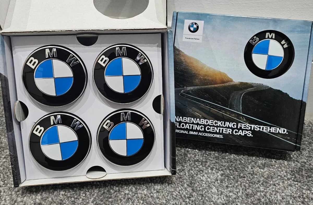 68mm Floating Alloy Wheel Centre Hub Caps to fit BMW — Set of 4