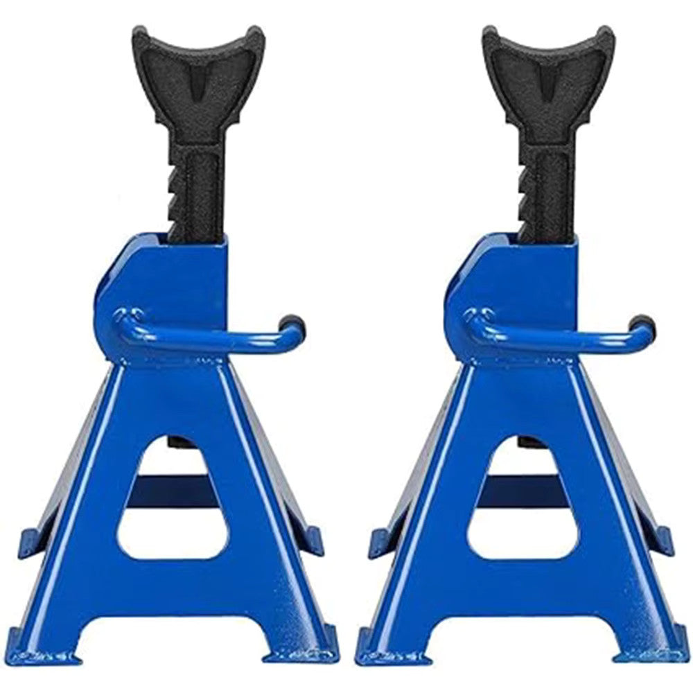 Adjustable Heavy-Duty 3-Ton Steel Car/Van Axle Stands — Pair