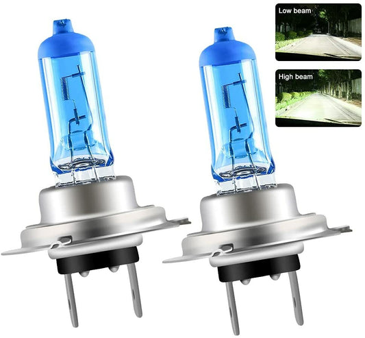 Xencn H7 Super White Xenon-Look Headlight Bulbs 12V 55W — Twin Pack