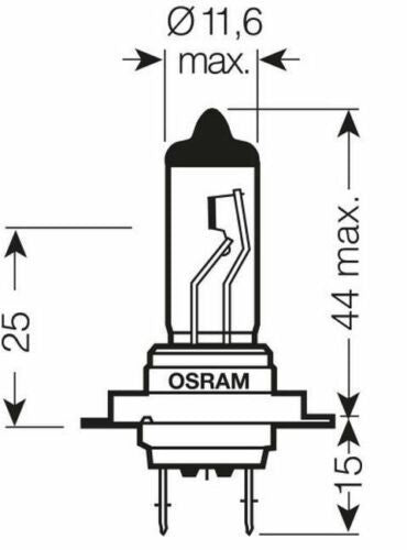 Xencn H7 (499/477) Headlight Bulbs 12V 55W — 10 Pack