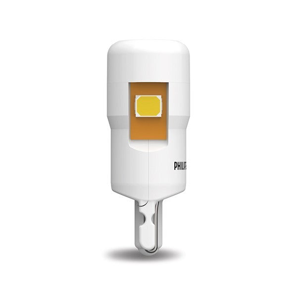 Philips Ultinon Pro6000 W5W T10 Cool White LED Bulbs 6000K 12V — Twin Pack