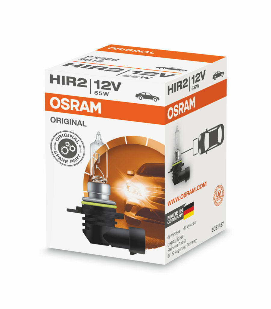 Osram HIR2 9012 Standard Halogen Bulb 12V 55W PX22d