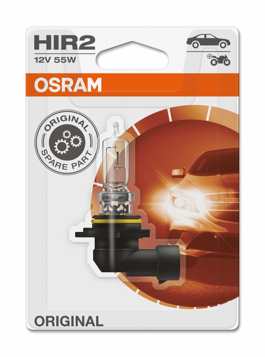 Osram HIR2 9012 Standard Halogen Bulb 12V 55W PX22d
