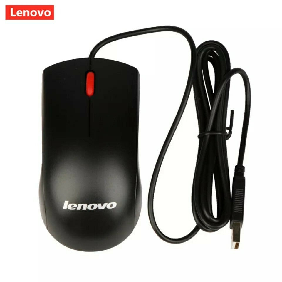 Lenovo M120 USB Wired Mouse 1000 DPI for PC and Mac
