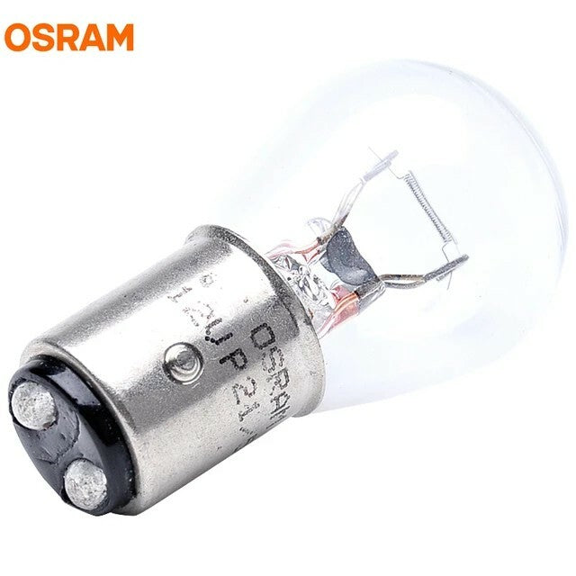 Osram 7528 P21/5W Clear Bulbs 12V BAY15d — 10 Pack