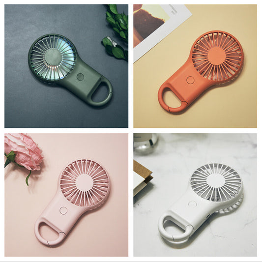 Zaytuna Mini USB Rechargeable Handheld Fan with LED Light