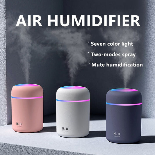 Ultrasonic LED Essential Oil Diffuser and Air Humidifier