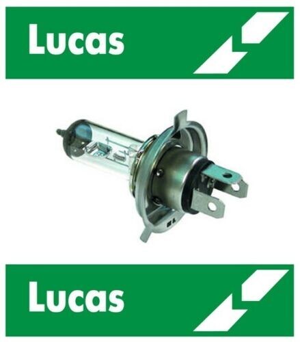 Lucas H4 LLB472 Halogen Headlight Bulbs 12V 60/55W P43t — Twin Pack
