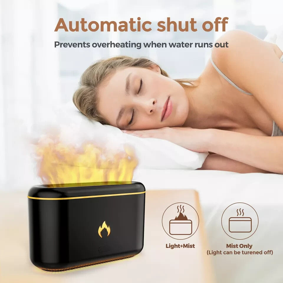 Aroma Essential Oil Diffuser with LED — Ultrasonic Air Purifier