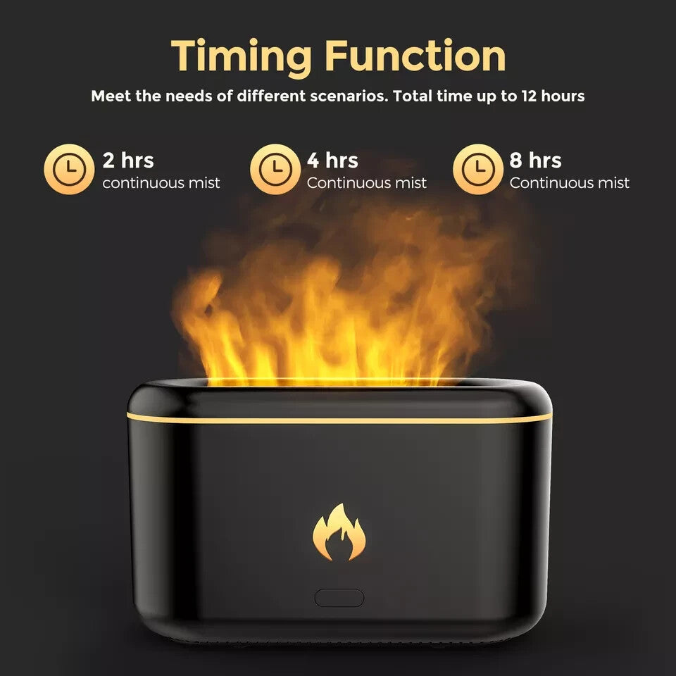Aroma Essential Oil Diffuser with LED — Ultrasonic Air Purifier