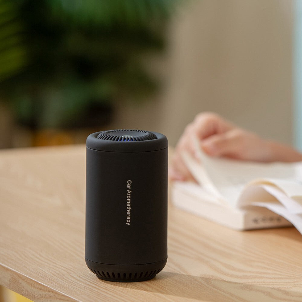 Zaytuna Waterless Car Essential Oil Diffuser with Lavender Balm — Blue