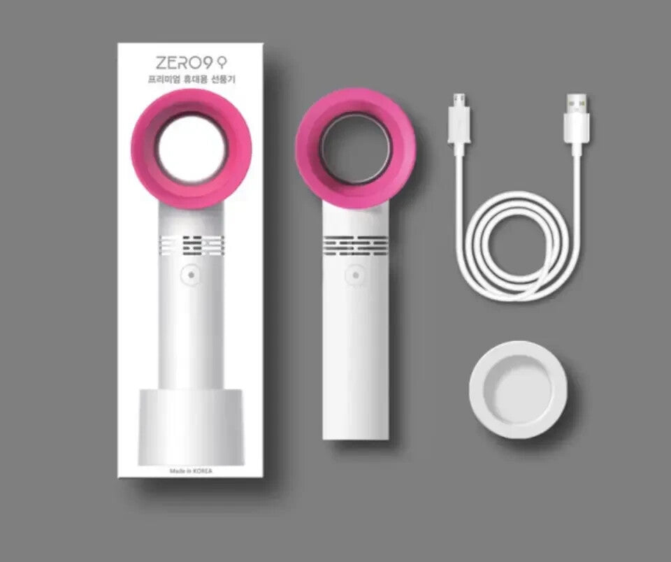 Zaytuna 360° Bladeless USB Rechargeable Handheld Desk Fan