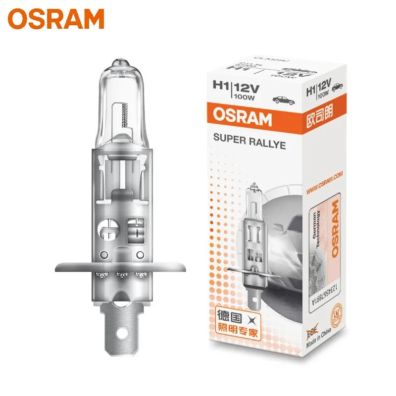Osram H1 Off-Road Headlight Bulbs 12V 100W 3200K — Twin Pack