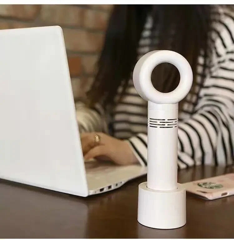Zero9 Mini USB Rechargeable Handheld Desk Fan — Black