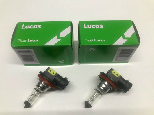 Lucas H8 LLB708 Fog Light Bulbs for BMW 12V 35W — Twin Pack