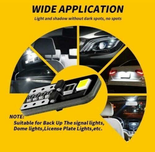 Zaytuna T10 501 W5W 24-SMD Bright White LED Bulbs 6000K CANbus — Twin Pack
