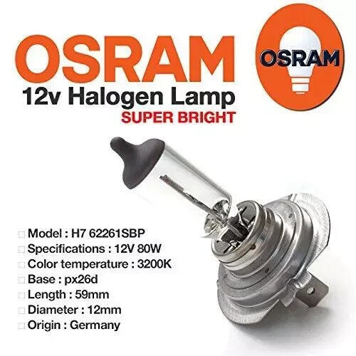 Osram H7 62261SBP Super Bright Off-Road Bulbs 12V 80W — Twin Pack