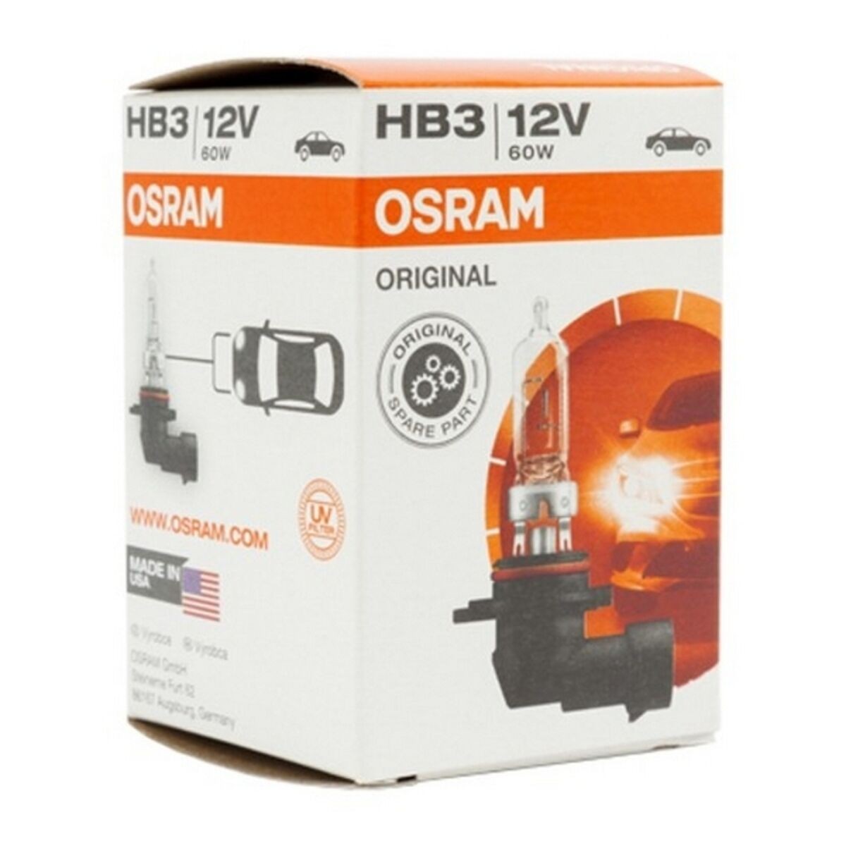 Osram HB3 Car Light Bulb 12V 60W