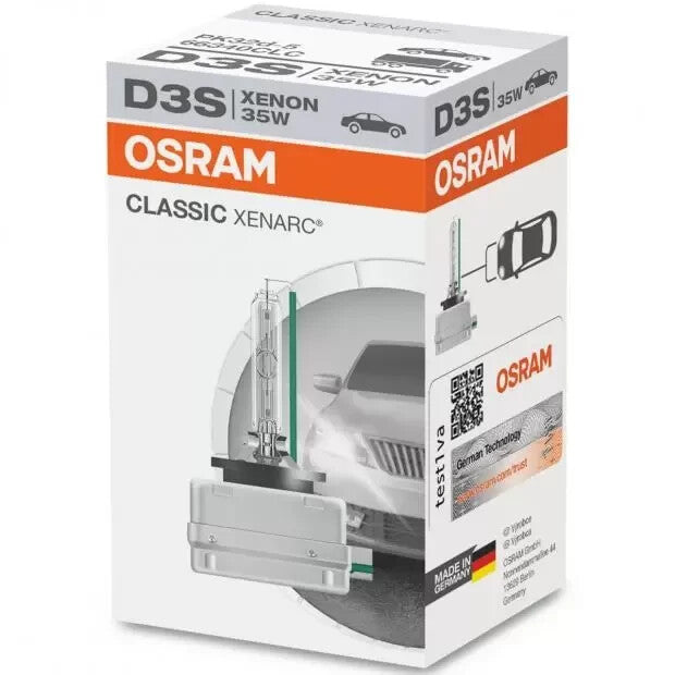 Osram Xenarc D3S Classic Xenon Headlight Bulb 66340CLC — Single