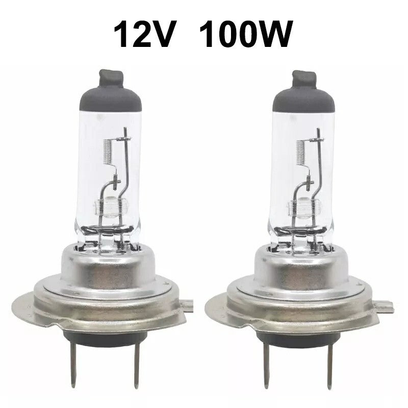 H7 477/499 Clear Halogen Headlight and Fog Bulbs 12V 100W