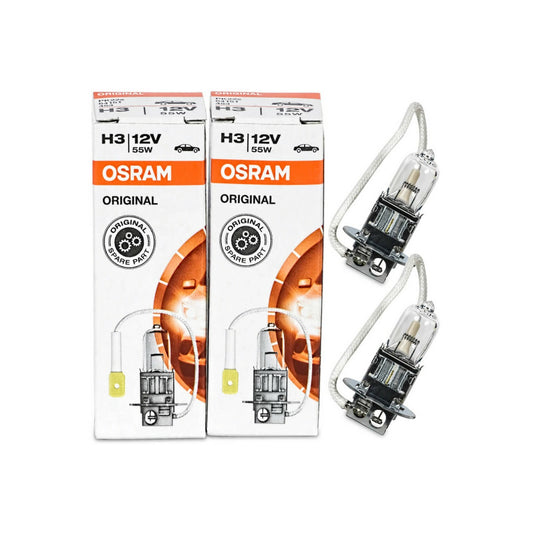 Osram H3 Original Fog Light Bulbs — Twin Pack