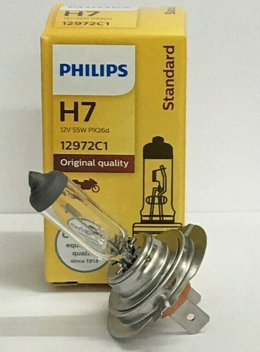 Philips H7 12972PRC1 (499/477) Halogen Car Headlight Bulb 12V 55W