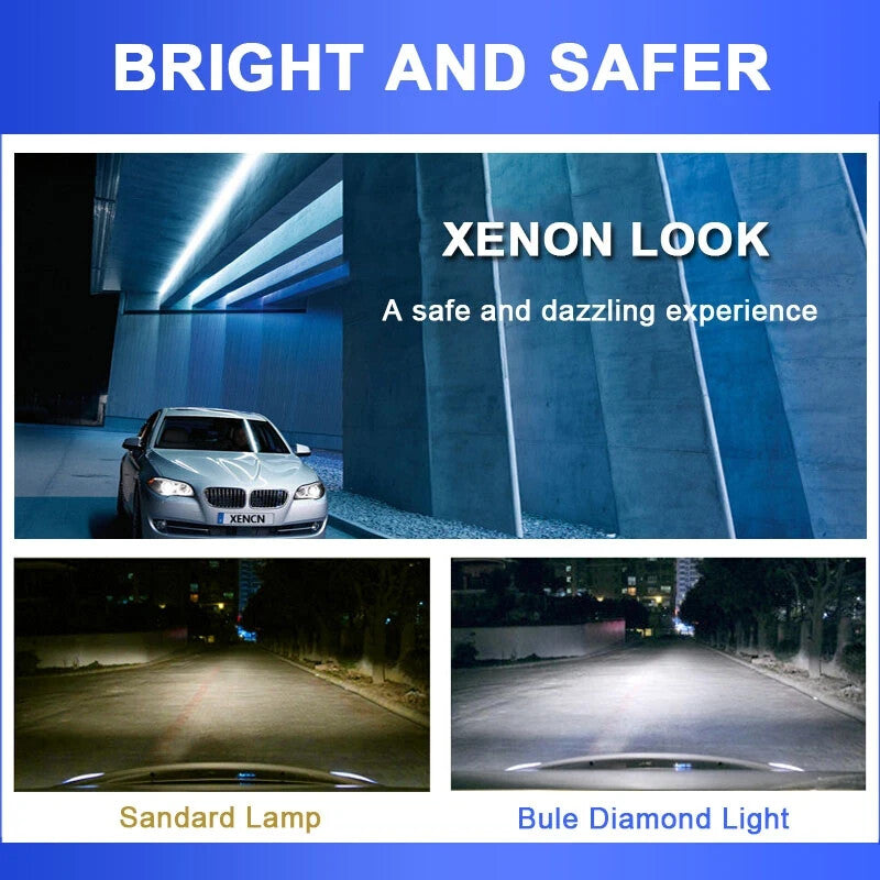 Zaytuna H1 Super White Xenon-Look Headlight Bulbs 12V 100W — Twin Pack
