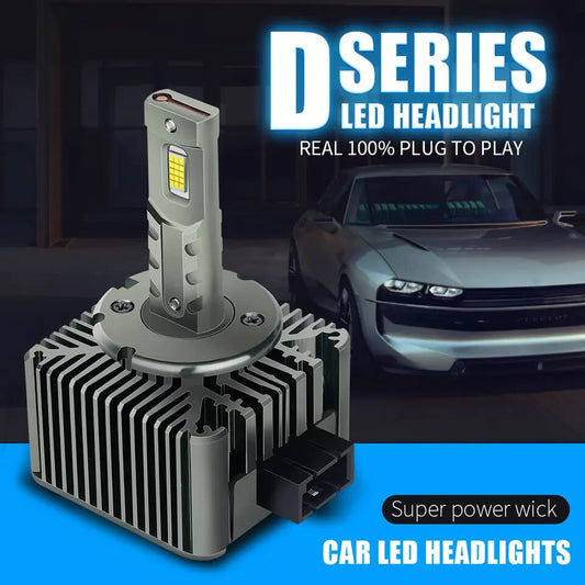 OEM D3S LED Xenon Headlight Replacement Bulbs 6000K CANbus — Twin Pack
