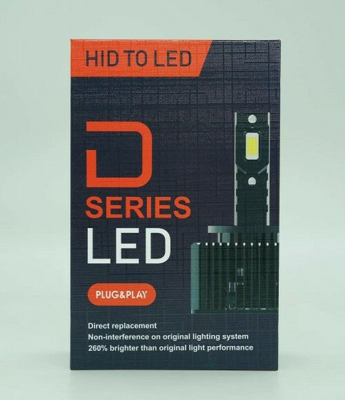 OEM D3S LED Xenon Headlight Replacement Bulbs 6000K CANbus — Twin Pack