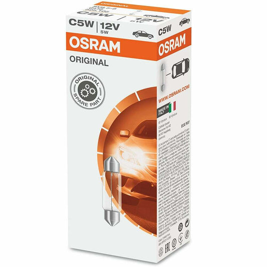 Osram C5W 239 Festoon Interior Bulbs 5W 6418-02B — 10 Pack