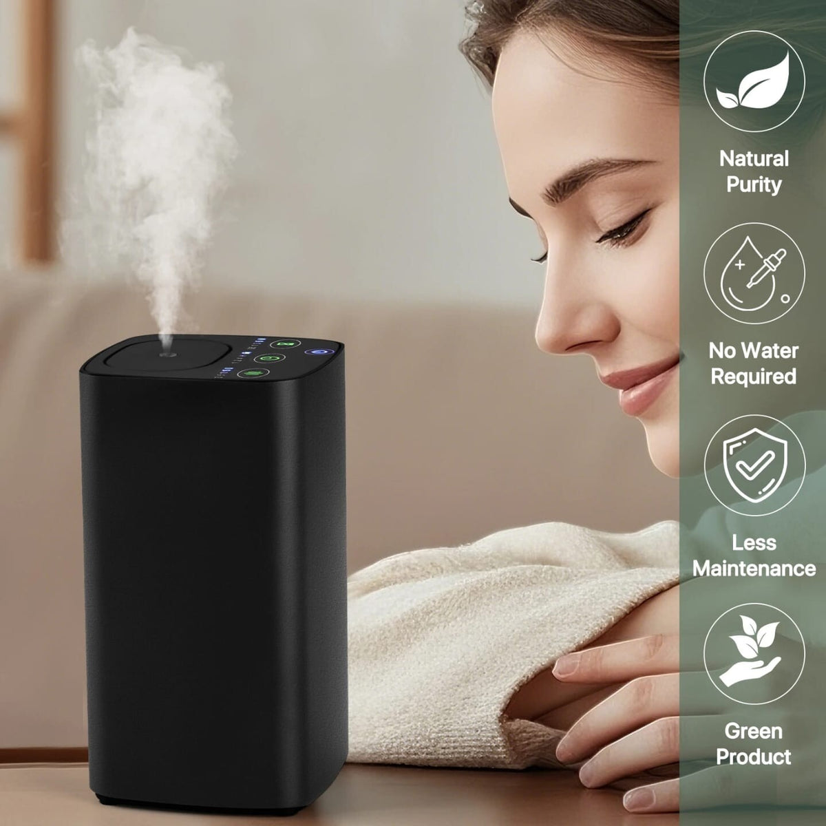 ZBS LED Essential Oil Diffuser with 10ml Lavender Oil