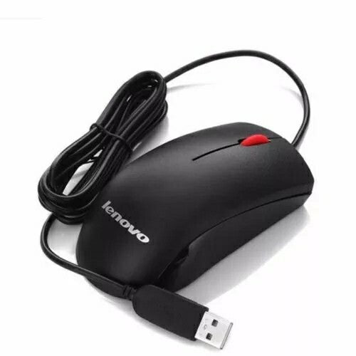 Lenovo USB Wired Mouse 1000 DPI for Gaming, Office, PC and Mac