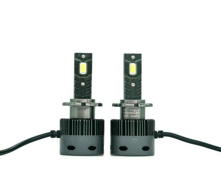 ZBS D1S/D2S/D3S/D4S/D5S HID-to-LED Headlight Bulbs 6000K — Twin Pack