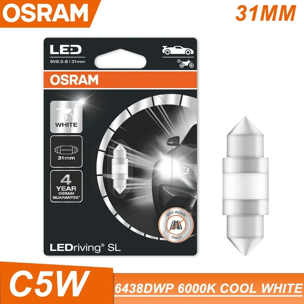 Osram LEDriving SL C5W Cool White LED Bulb 31/36/41mm 6000K — Single