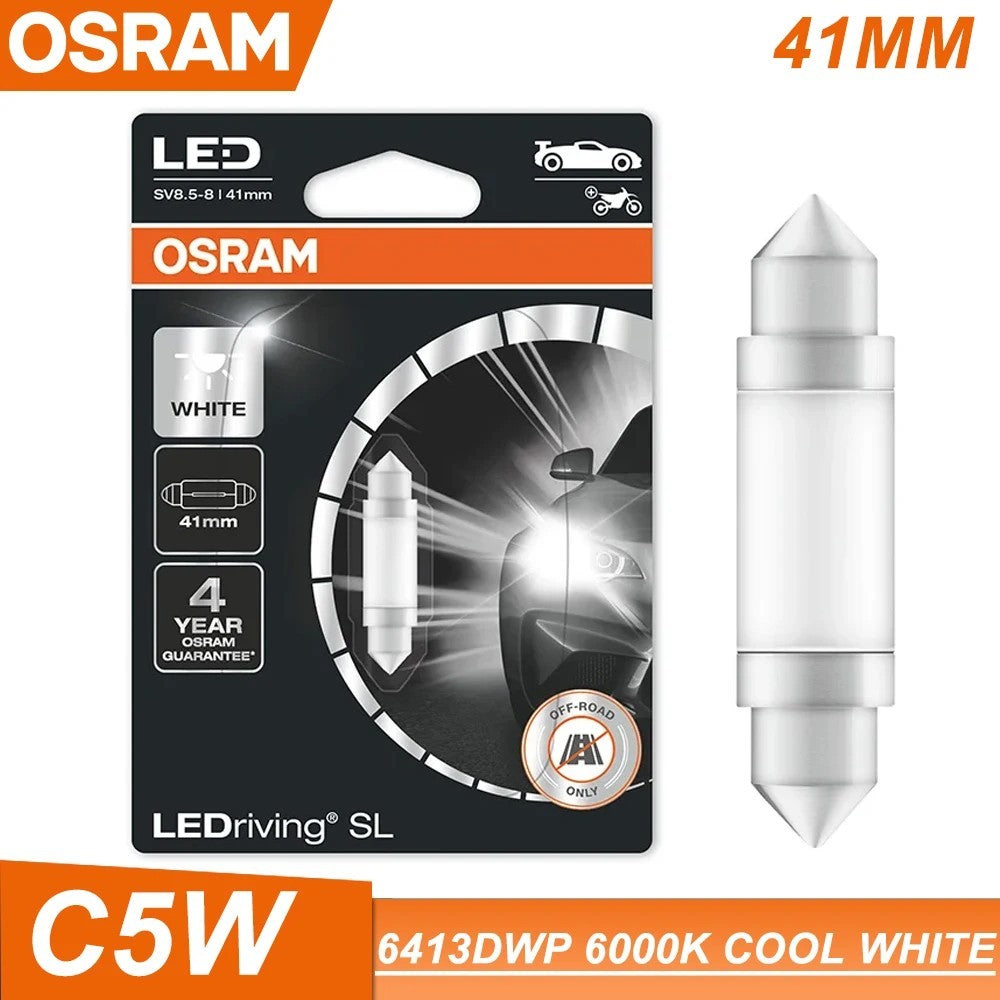 Osram LEDriving SL C5W Cool White LED Bulb 31/36/41mm 6000K — Single