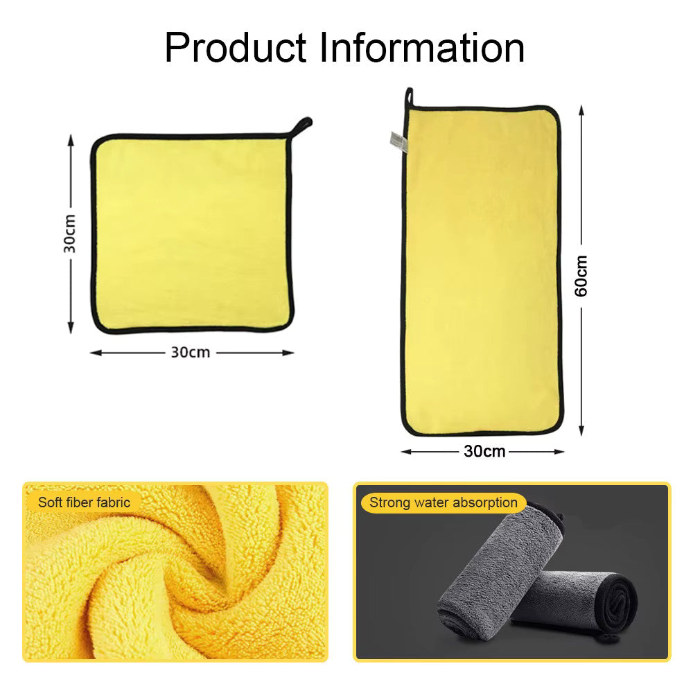 ZBS Lint-Free Microfibre Car Drying and Detailing Towel