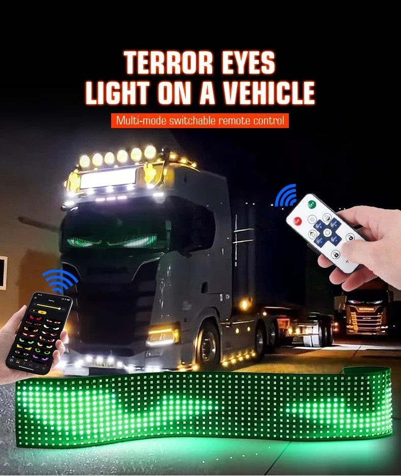 Truck-Specific Dynamic Devil's Eye LED Screen Light