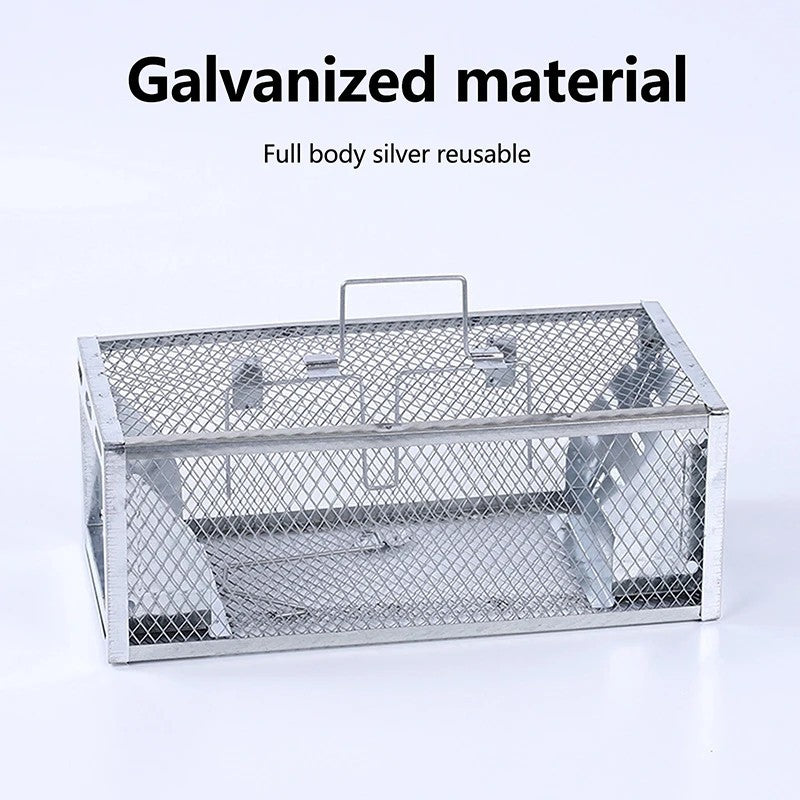Heavy-Duty Two-Door Humane Rat and Squirrel Cage Trap