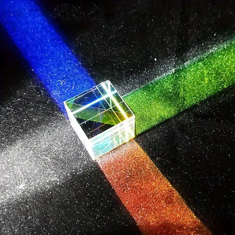 20mm Glass CMY Optical Prism Cube for Photography and Colour Refraction