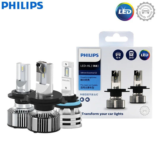 Philips Ultinon Essential G2 LED Bulbs H1/H4/H7/H8/H11/H16/HB3/HB4/HIR2/9003/9005/9006