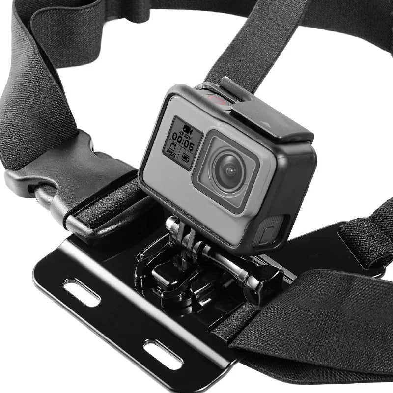 DigiCharge Chest Harness for GoPro Hero 12/13/Max2 and DJI Osmo Action 5