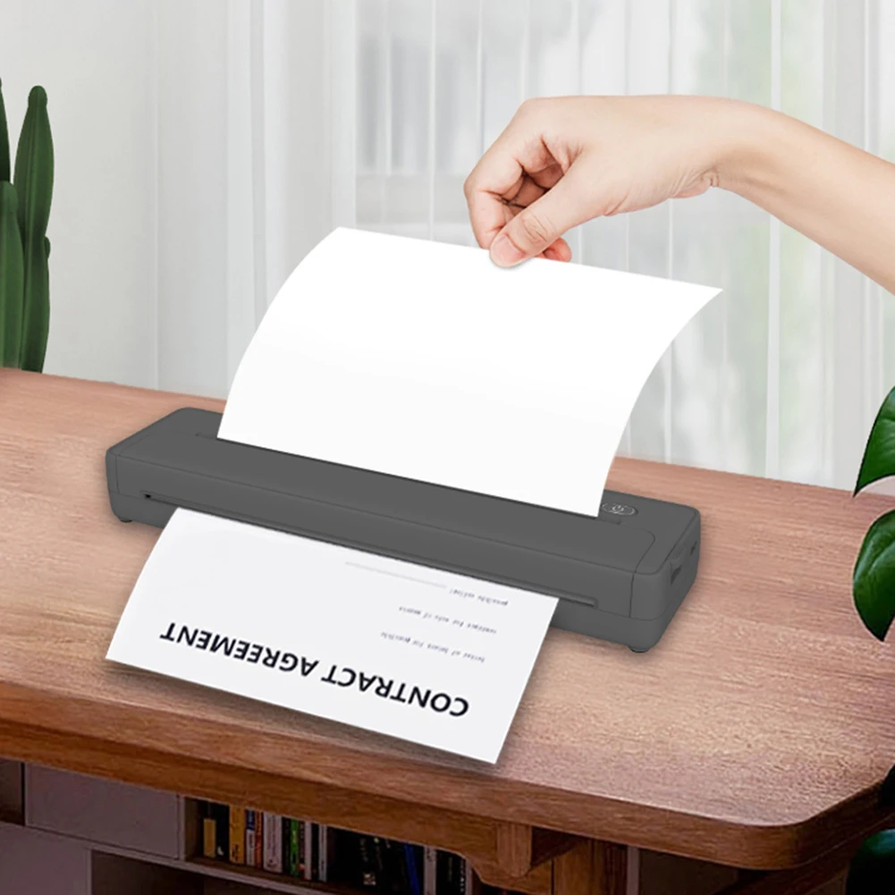 Apwikoger A4 Continuous Folding Thermal Paper, Auto Recognition — 100/200 Sheets