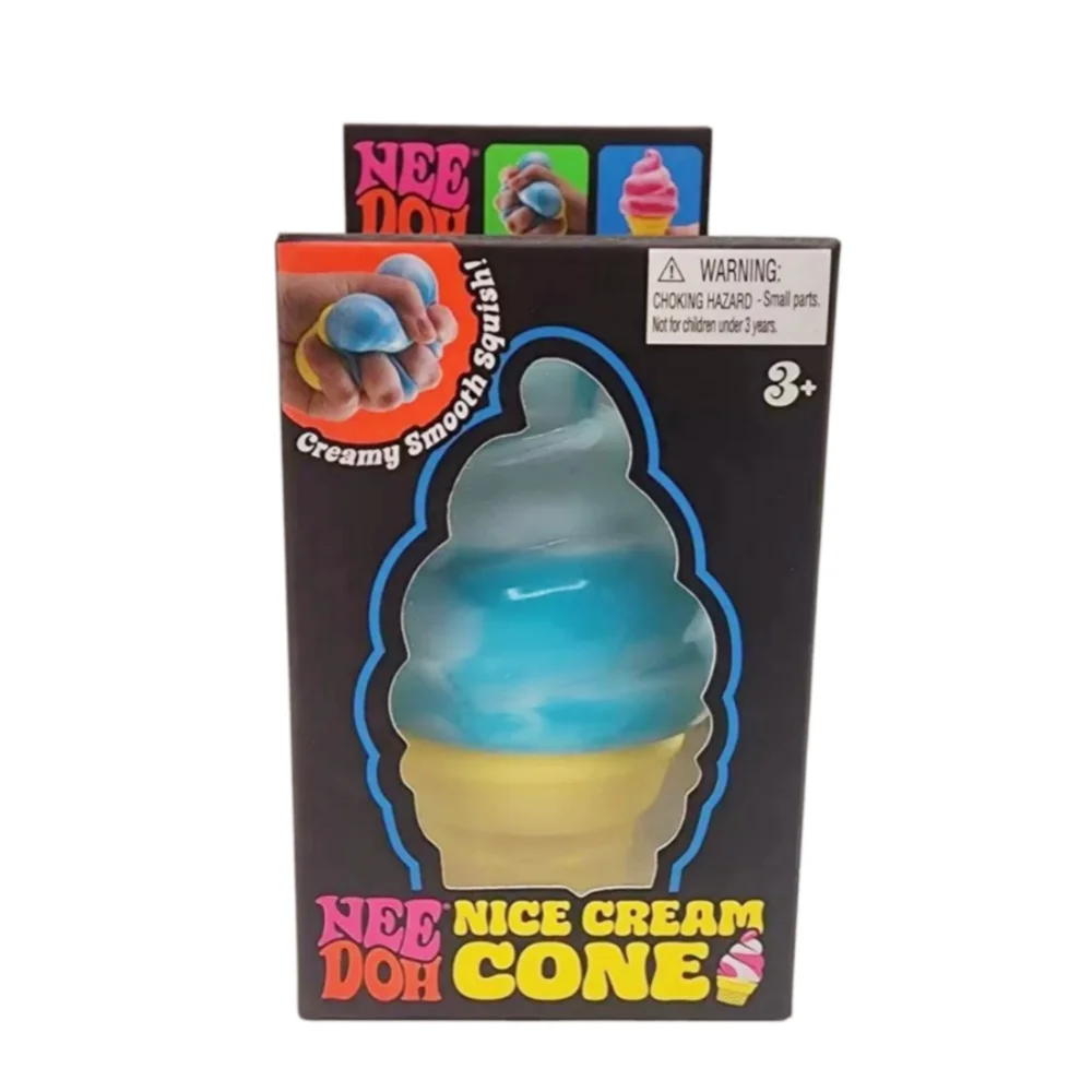 Schylling NeeDoh Nice Cream Cone Sensory Squishy Toy