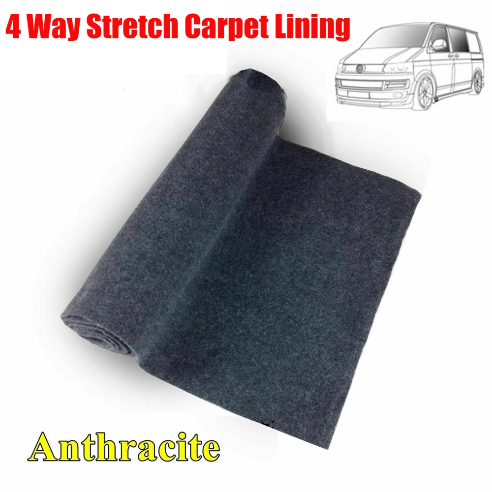 Robust Car Parts 4-Way Stretch Camper Van Carpet for VW T5/T5.1 Transporter/Caddy
