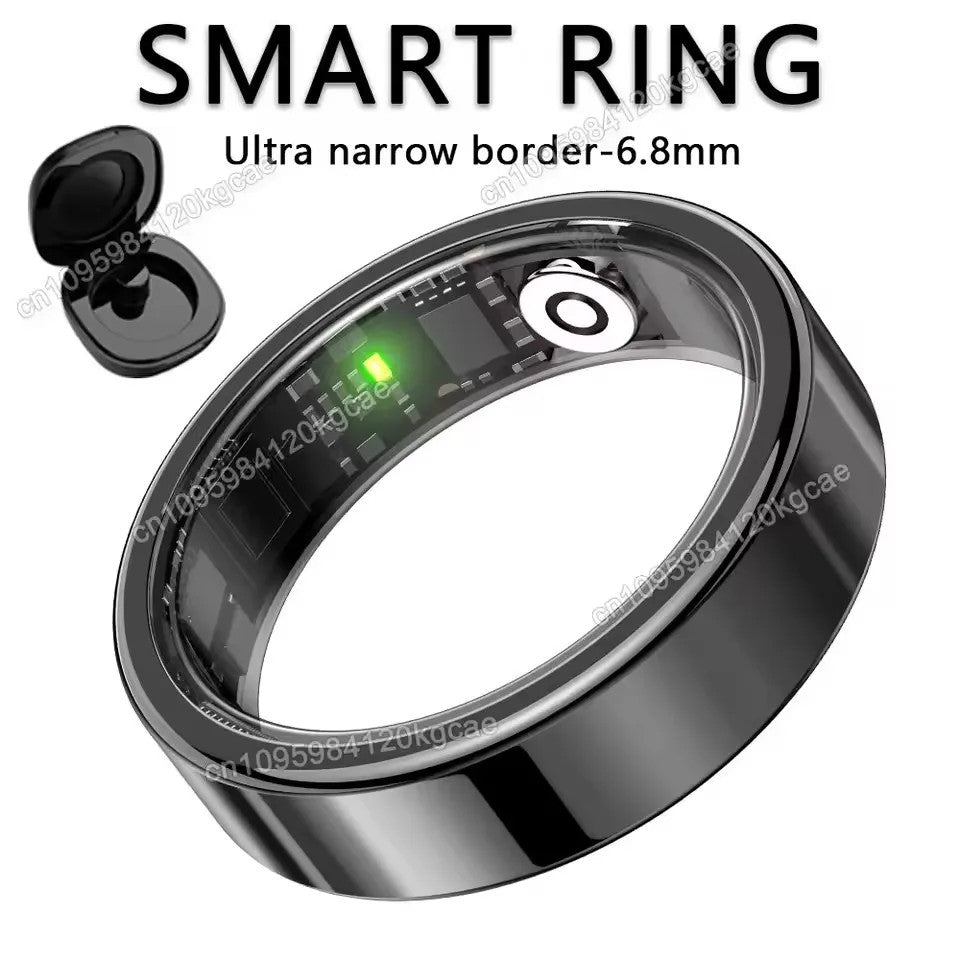 ZBS Waterproof Smart Ring with Sleep, Heart Rate and Fitness Tracking