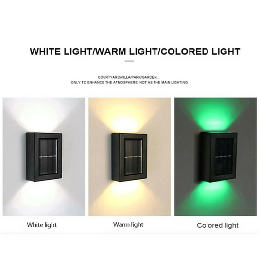 Super-Cheese Solar Up/Down Outdoor Wall Spotlights
