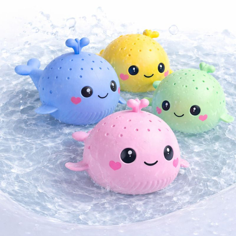 ZBS Whale Bath Sponge Squeeze Toy for Babies and Children